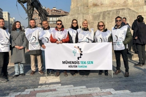 MÜHENDİS TEK SEN SENDİKALARI OLARAK BASIN AÇIKLAMAMIZI GERÇEKLEŞTİRDİK.