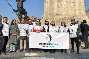MÜHENDİS TEK SEN SENDİKALARI OLARAK BASIN AÇIKLAMAMIZI GERÇEKLEŞTİRDİK.