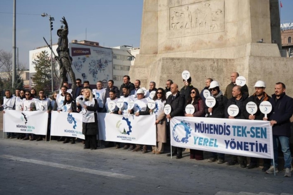 11.01.2025 TARİHLİ BASIN AÇIKLAMAMIZ İLE MESLEKTAŞLARIMIZIN SORUNLARINI ULUS MEYDANINDA DİLE GETİRDİK. 